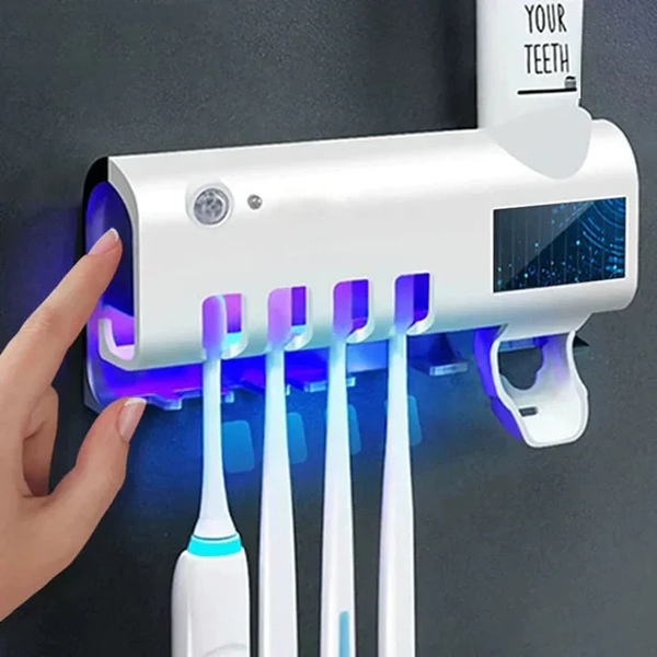 Soporte Esterilizador UV – Cepillos Siempre Libres de Bacterias